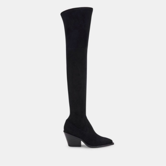 Dolce Vita Shoes - New Dolce Vita Black Suede Over the Knee Boots Size 6